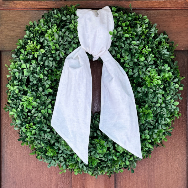 Linen Blend 54" Wreath Sash