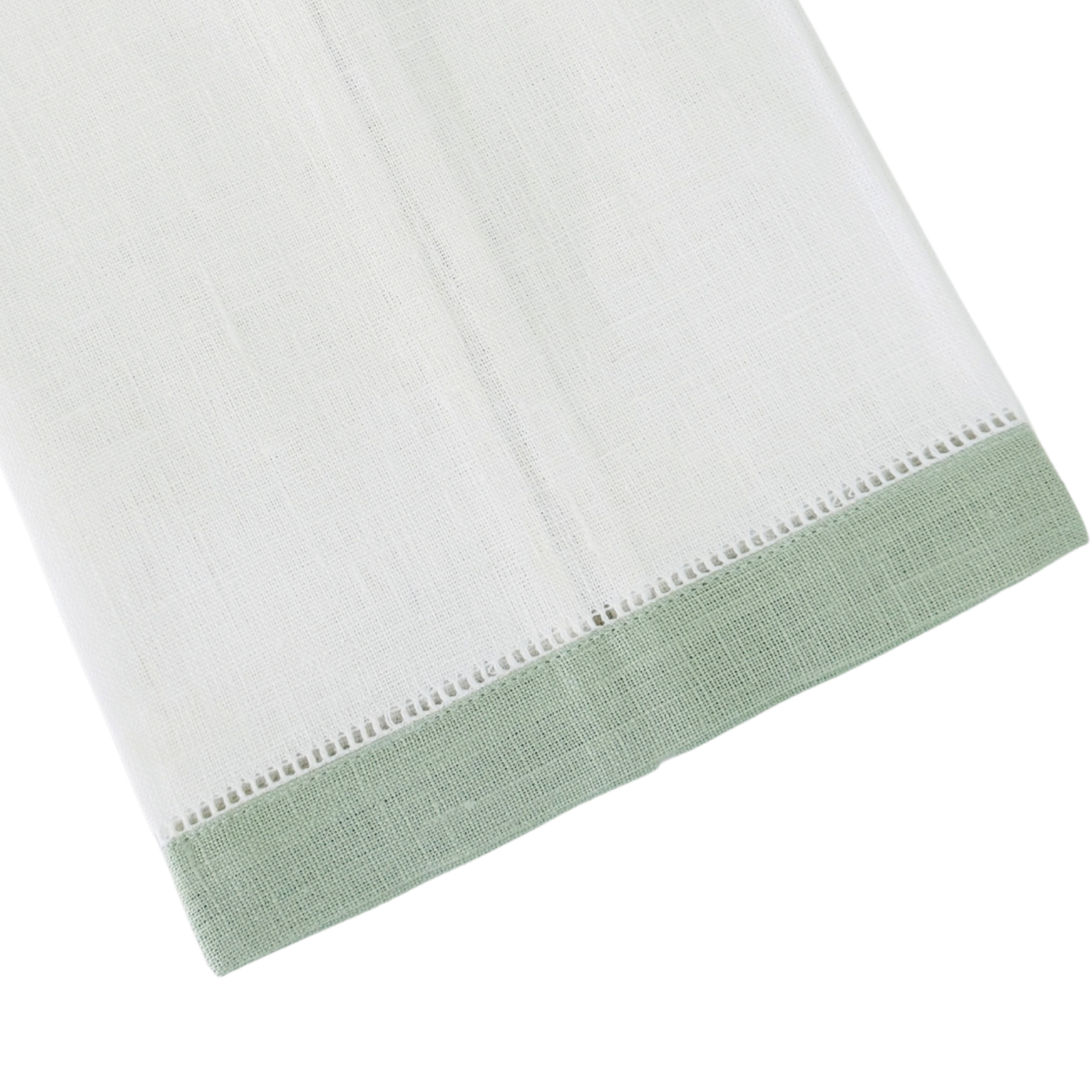 Sea Green Trimmed and Tailored Guest Towel