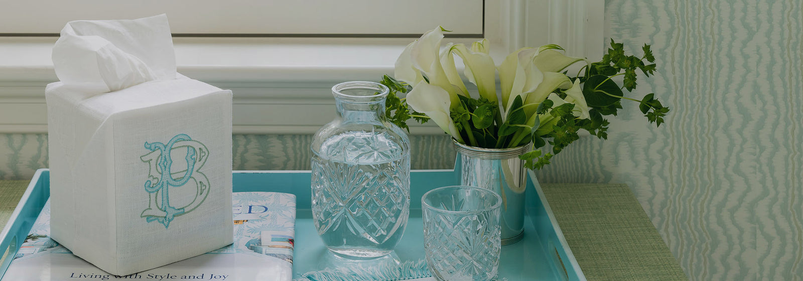 Garden Folly Fine Linens: Get Inspired | fancy linen tissue covers, embroider your own linens, linen blanks for embroidery