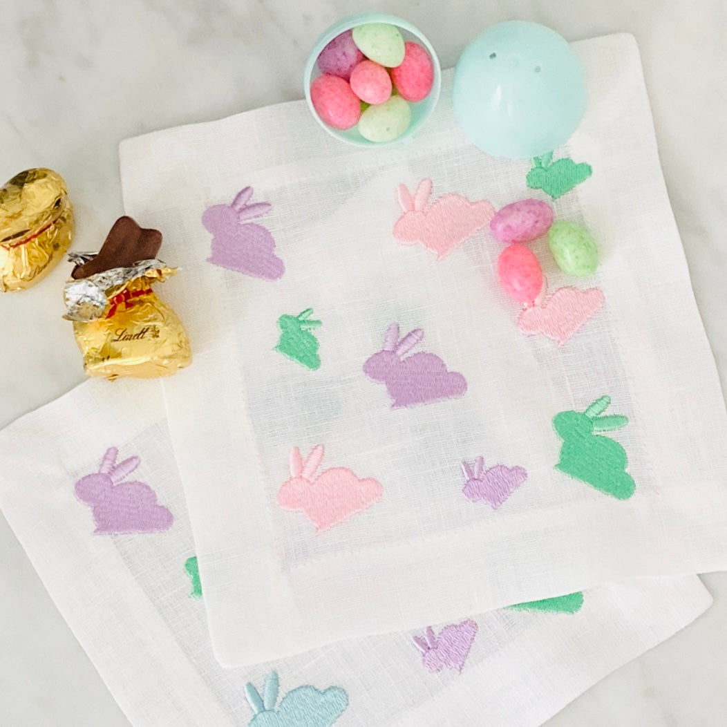 Scatter Bunnies Embroidery Design