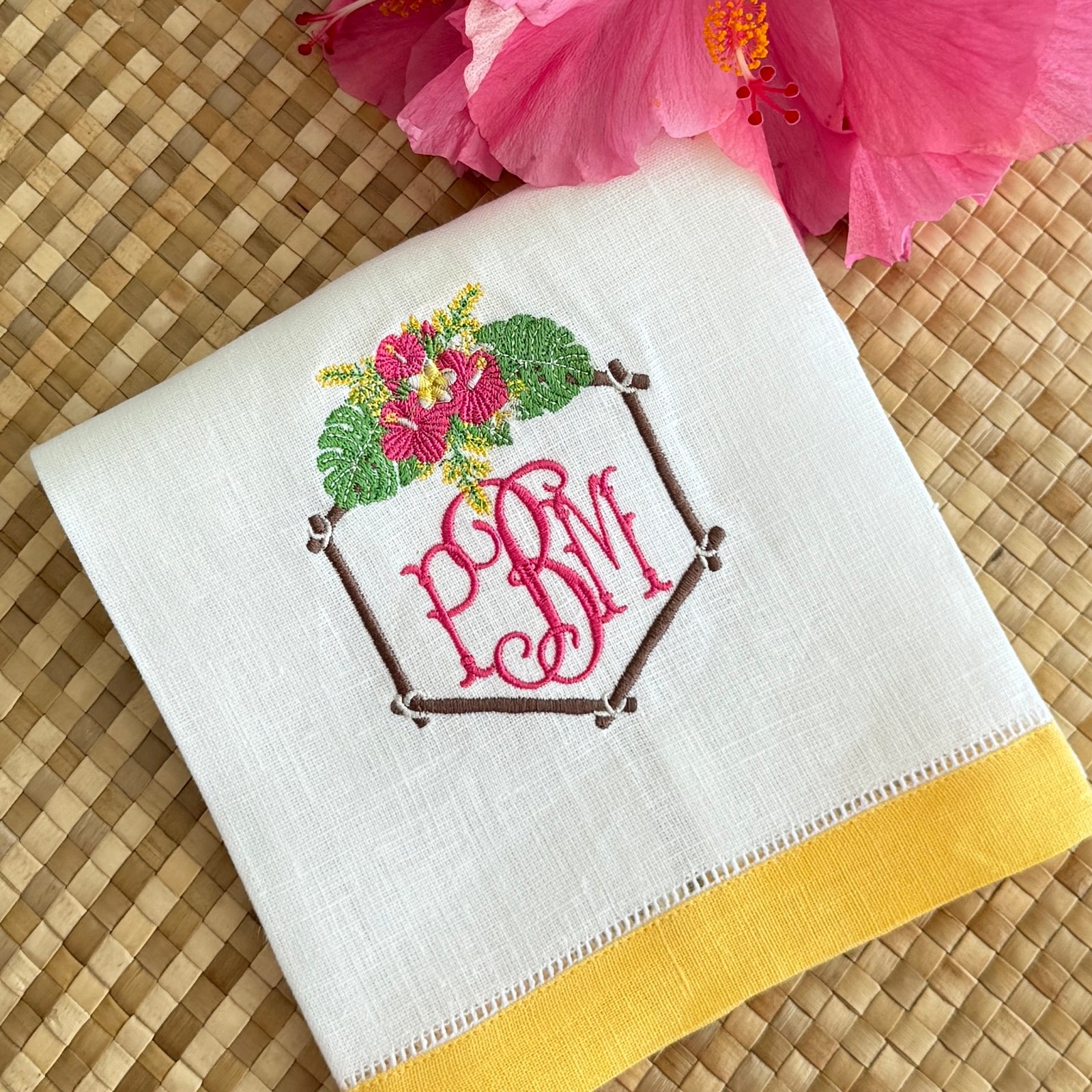 Tropical Monogram Crest