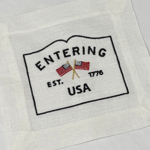 Entering USA Embroidery Design