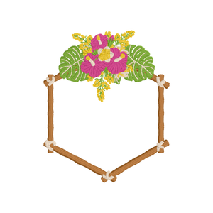 Tropical Monogram Crest