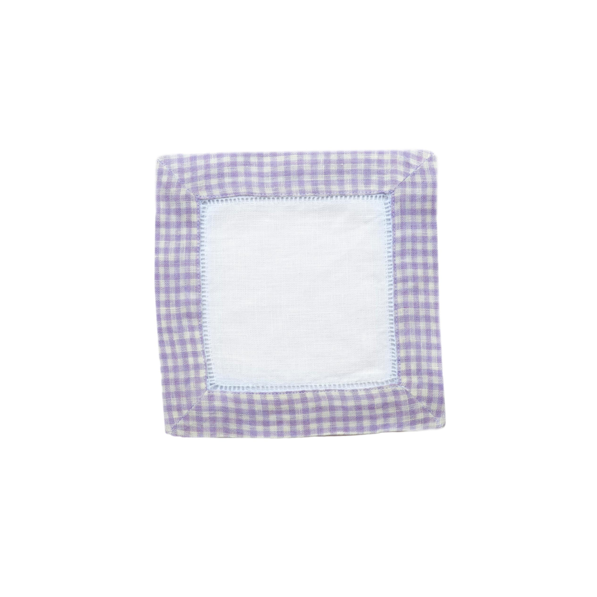 Check Mate Cocktail Napkin - Garden Folly Fine Linens