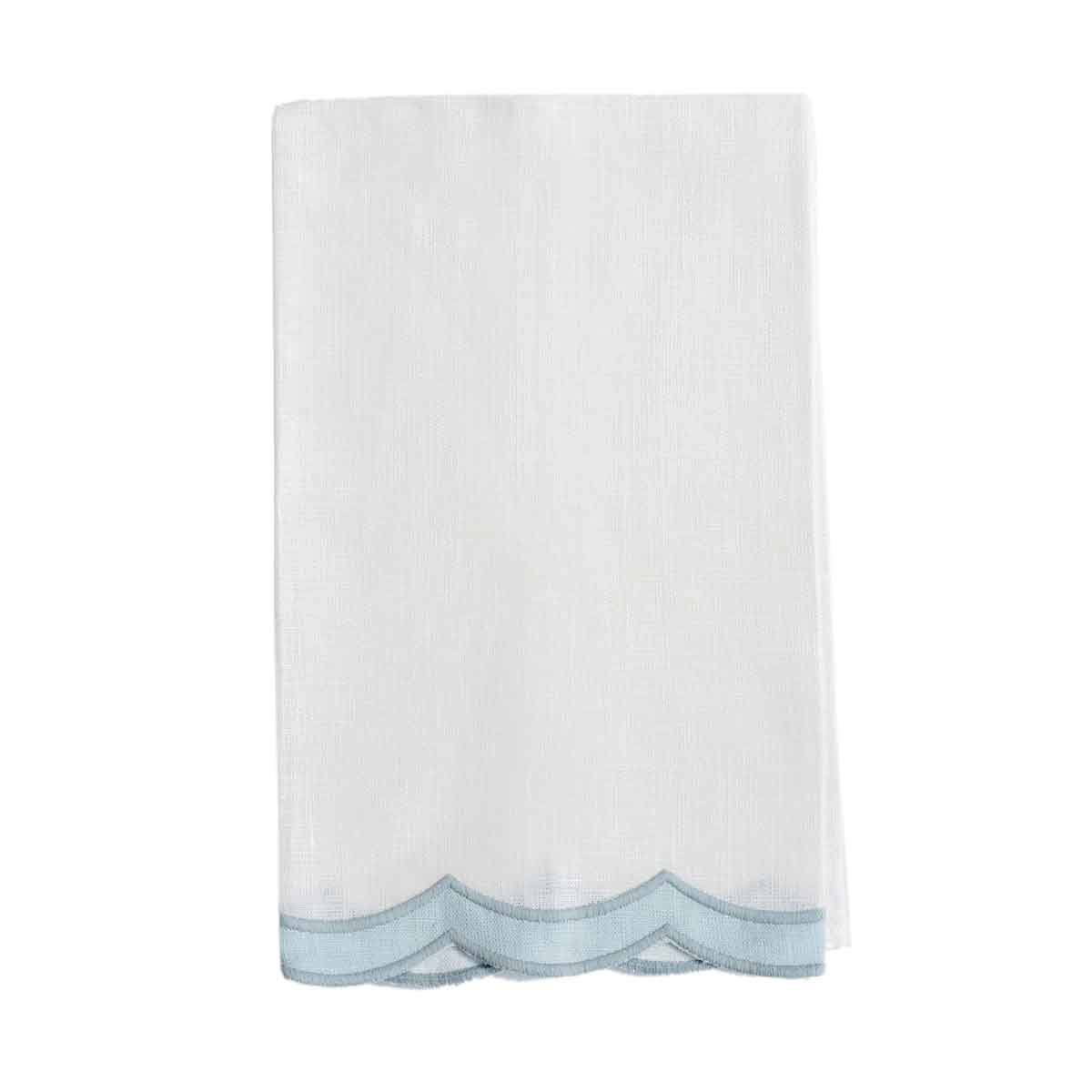 Double Happiness Guest Towel | Garden Folly Fine Linens - linen like hand towels, blank embroidery hand towels, guest hand towels linen