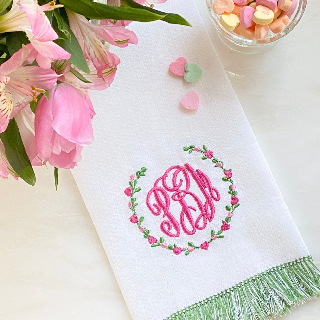 Sweethearts Frame Embroidery Design