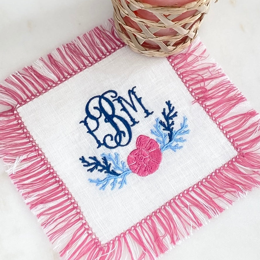 Coastal Coral Embroidery Design