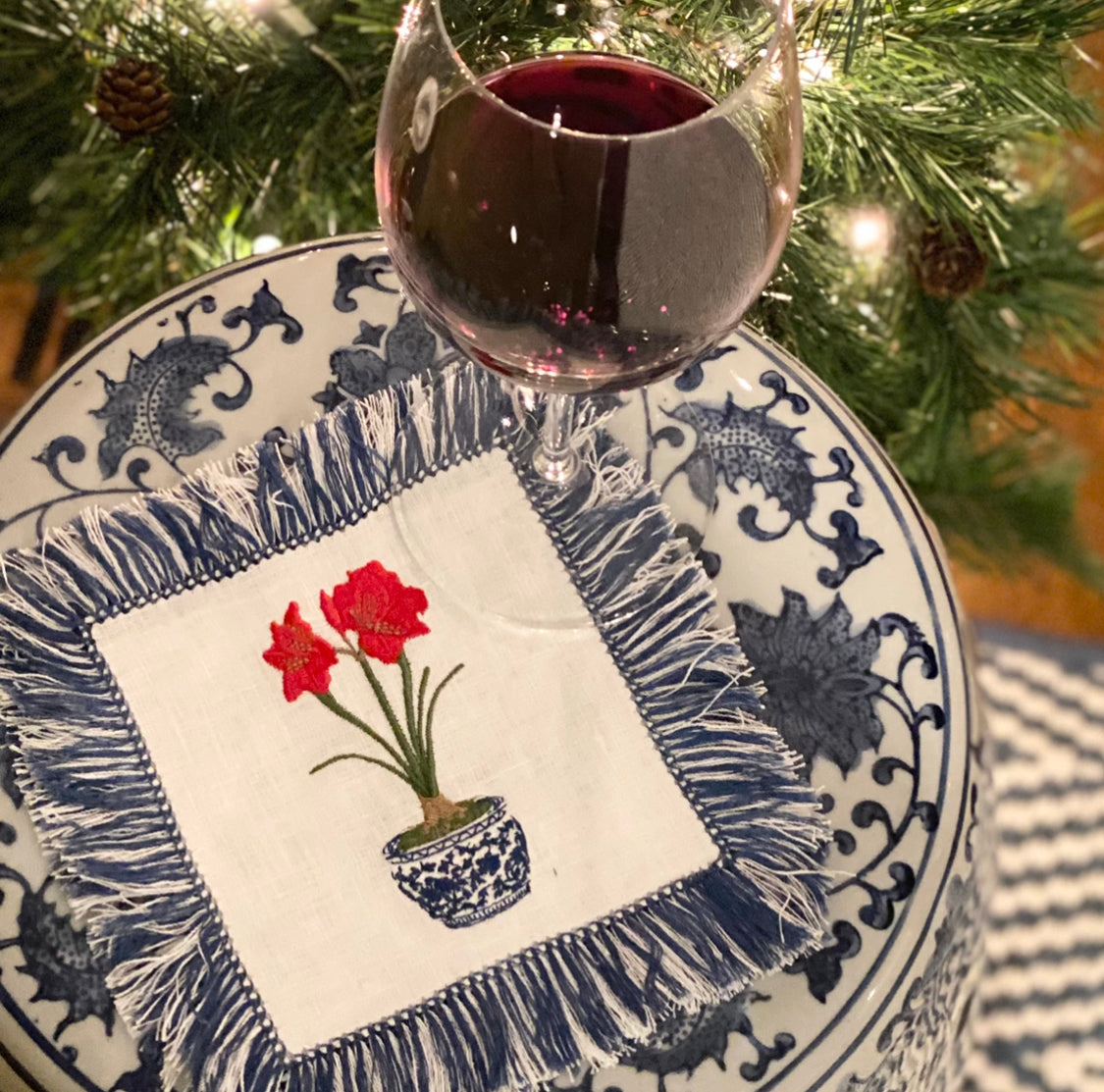 Amaryllis Embroidery Design