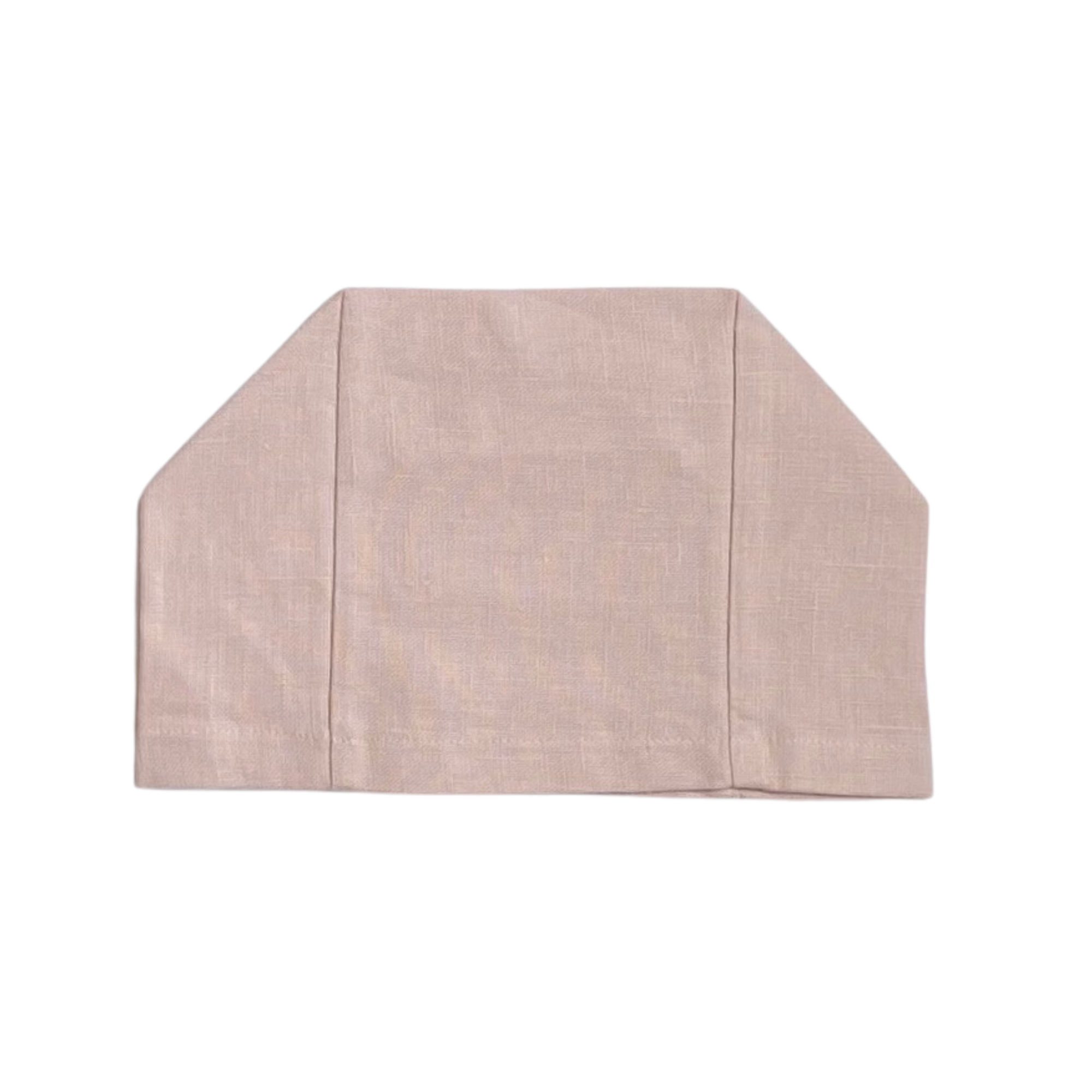 Light Petal Pink 100% European linen tissue box cover