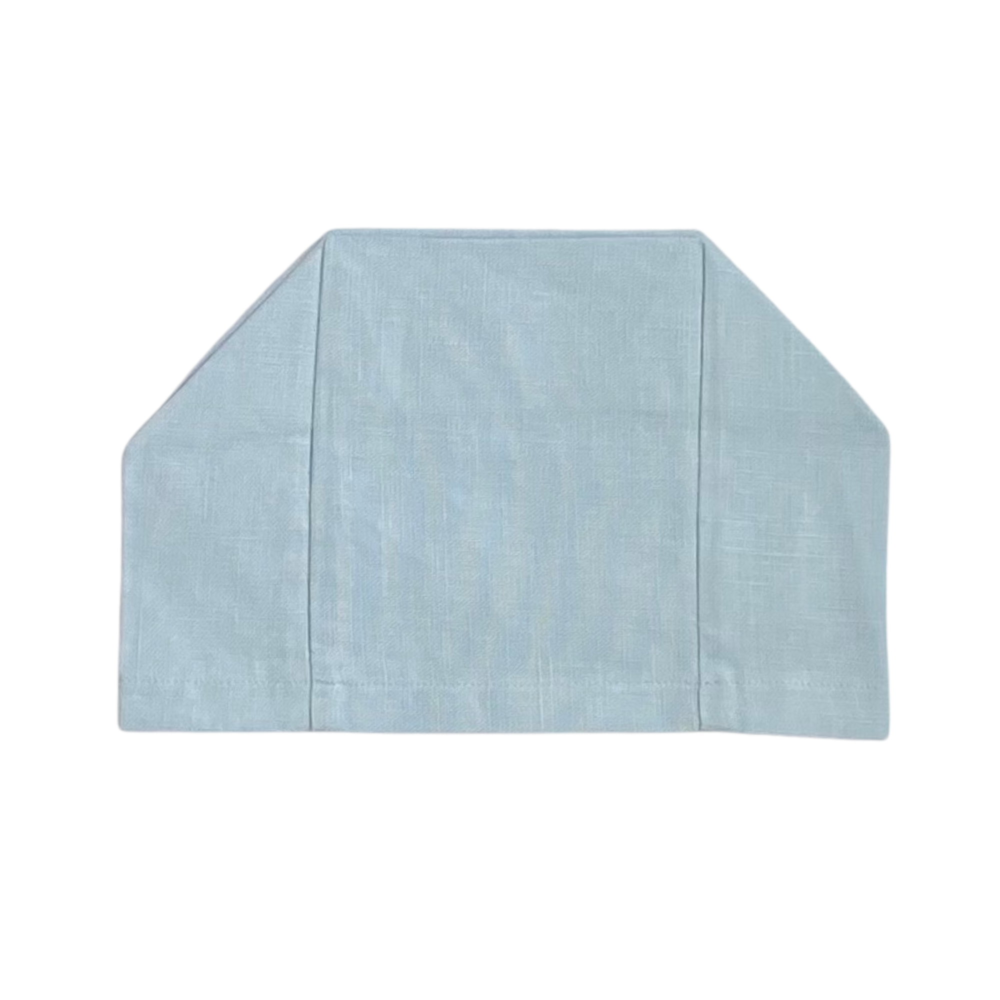 Light Sky blue 100% European linen tissue box cover