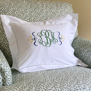 Classic Quintessential Cotton Pillow Sham - Boudoir 12" x 16"